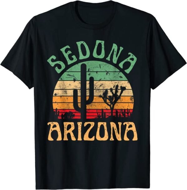 Sedona Arizona Nature Hiking Outdoors Retro Vintage T Shirt
