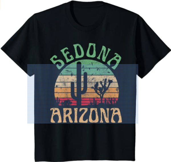Sedona Arizona Nature Hiking Outdoors Retro Vintage T Shirt Youth