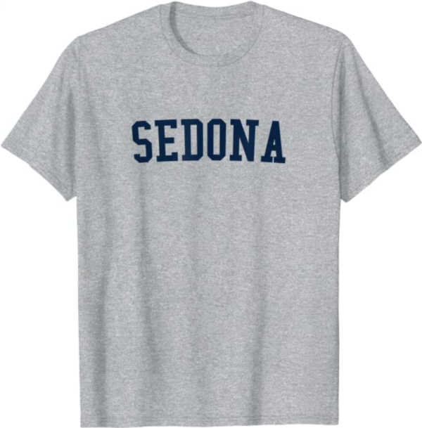 Sedona Arizona Prep Block Lettering Vintage Style T Shirt Mens