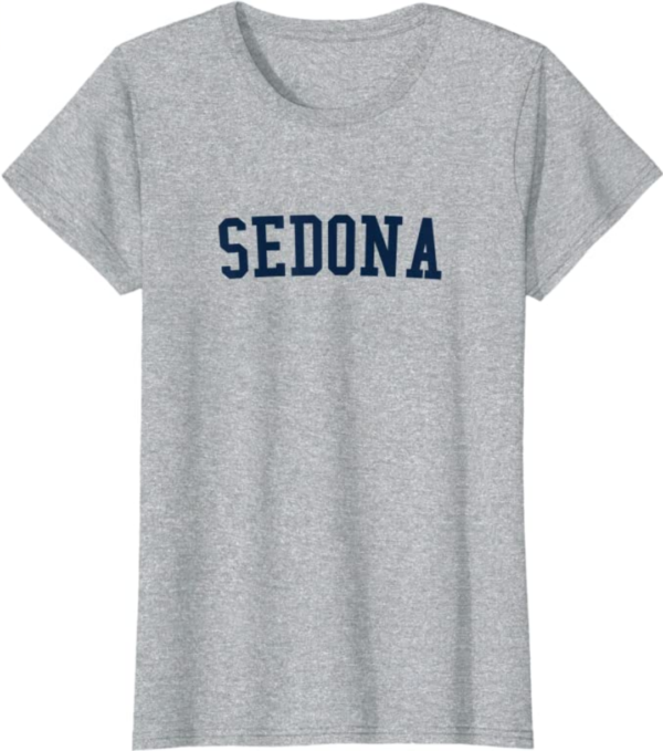 Sedona Arizona Prep Block Lettering Vintage Style T Shirt Womens