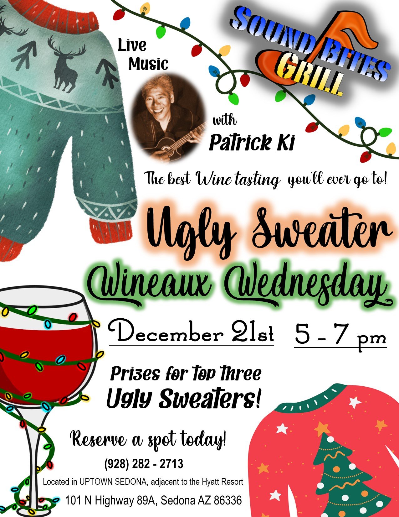 Ugly Sweater Wineaux Wednesday 2022 1