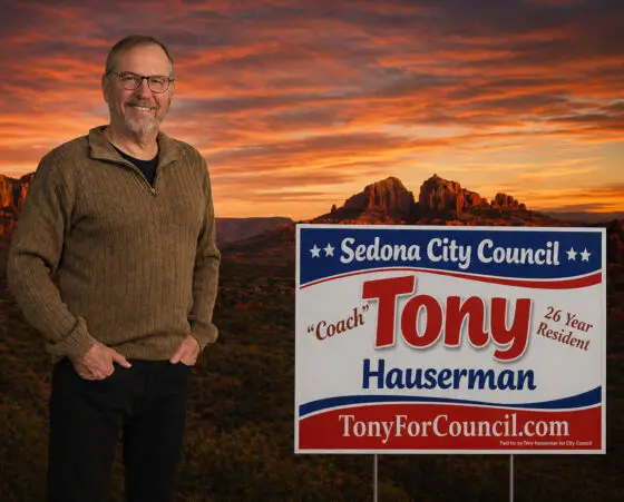 “Coach” Tony announces his run for Sedona City Council