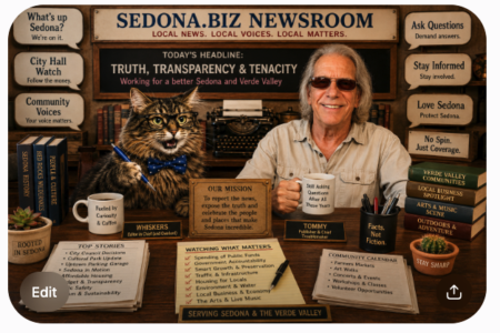 Sedona.biz Welcomes Whiskers to the Newsroom: A New Editor With Sharp Claws and an Even Sharper Wit Sedona.biz Welcomes Whiskers to the Newsroom: A New Editor With Sharp Claws and an Even Sharper Wit