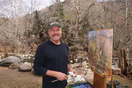 curt walters painting Imressions of Sedona
