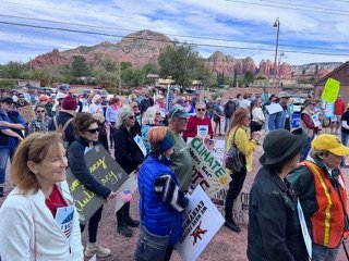 Hundreds March in Verde Valley to Encourage Early Voting image0 1