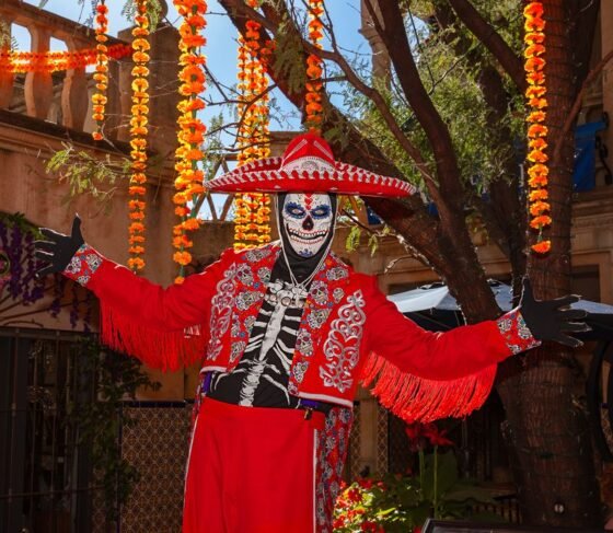 Day of the Dead & Marigold Mural Project at Tlaquepaque marigold 5