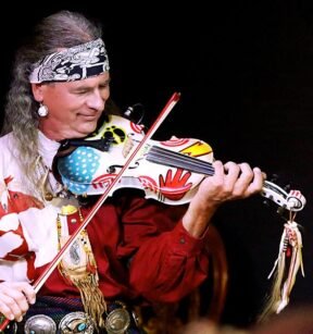 Celtic Indian is a reflection of Arvel Bird’s mixed-blood American Indian and Celtic heritages. With his violin, fiddle, Native flutes and Irish whistles, Arvel weaves a powerful tapestry of music and stories of his original compositions.