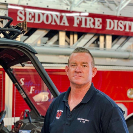 Recipients of the 2020 Wildland Fire Emergency Medical Service (EMS) Awards Sedona Fire District’s Assistant Chief, Jayson Coil