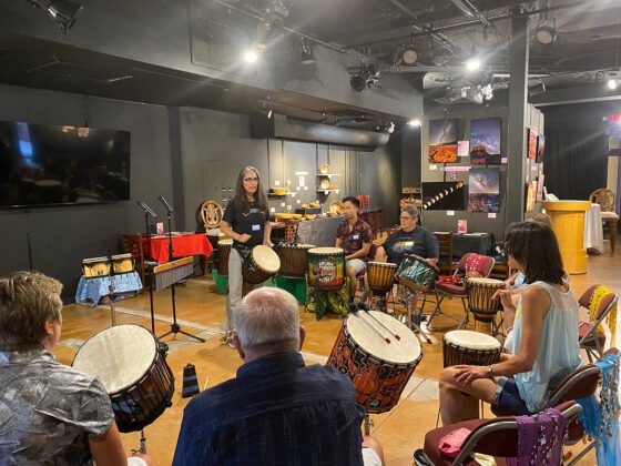 Arts Academy of Sedona Announces Upcoming Events in February stock artsacademy Sabina Sandoval drumming