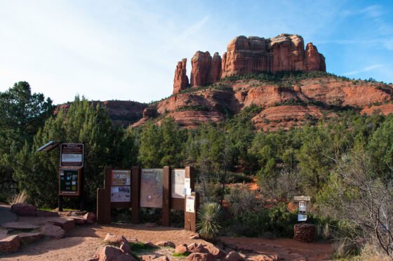 Portion of Cathedral Rock Trail to close for construction beginning February 1 stock usfs coconino cathedralrocktrail