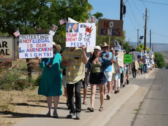 Cottonwood, Verde Valley Residents Join Largest Protest Yet to Reject Abuses of Power